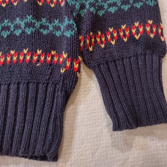 BAR HARBOR KNITS VINTAGE WOMAN'S SWEATER SIZE S 100% COTTON - Picture 4 of 6